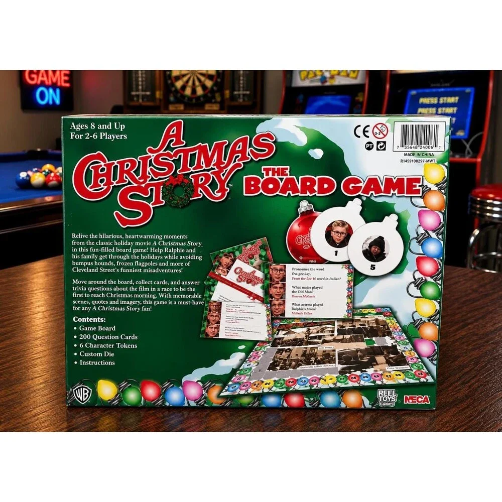 A Christmas Story Board Game NECA Reel Toys New Holiday Movie Trivia Game